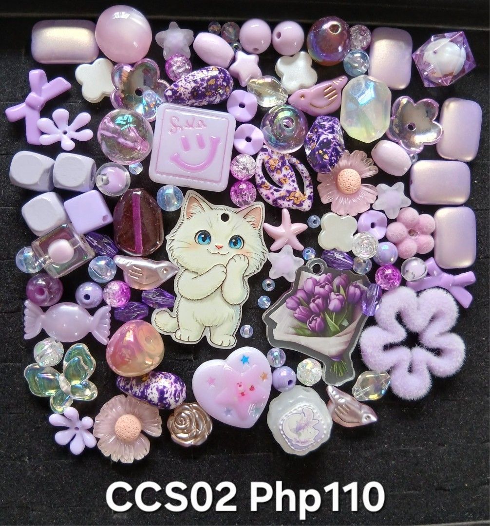 CAT THEME MIXED BEADS AND CHARMS SET (Category: Handmade Craft) located in Cavite. Submitted by jiearah.online.shop (Listing ID 1462511080, Image 2). Description: CUTE CAT THEME MIXED BEADS WITH CHARMS SET Selling as is. ACTUAL ITEM ON PHOTO. Price indicated on each photo. Materials are mix of acrylic,resin,glass and wood. NOTE : Not from our Japan Surplus Supplier MAG PM PO MUNA para malaman ang inyong SF. ITEM PRICE + SF PO ANG BABAYARAN. Pwede