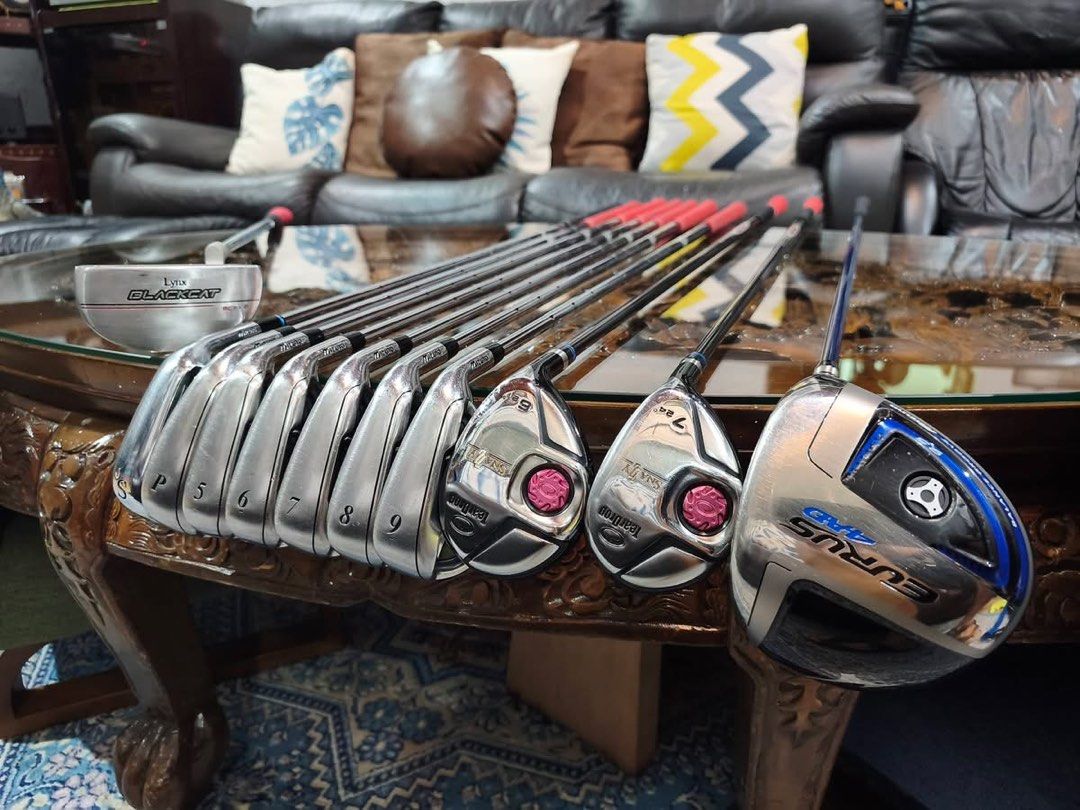 Mizuno Euros Golf Set (Category: Golf) located in Paranaque City. Submitted by chips24 (Listing ID 1462457857, Image 1). Description: For Sale Golf Set. °Mizuno Eurus steel shaft irons °Teardrop woods °Mizuno Eurus Driver °Mizuno Bag inlcuded for only 23.7k pick up Bf Paranaque free shipping within MM.