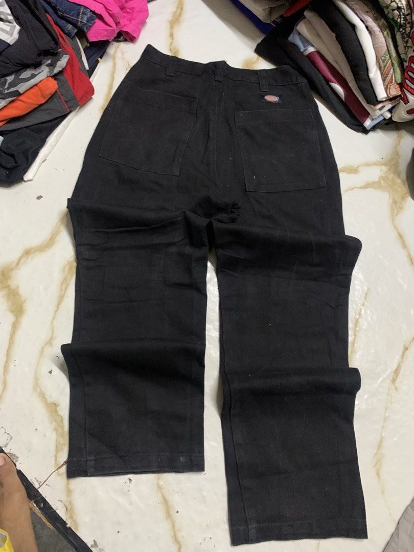 Modern Dickies Black Work Pants Size 30 (Category: Jeans) located in Iloilo. Submitted by johnpullan30303 (Listing ID 1462577754, Image 1). Description: - Brand: Dickies - Color: Black - Fit: Straight Leg - Closure: Button and Zip - Pockets: Two front, two back - Origin: Made in Hong Kong but authentic - Size: 30 - Ideal for: Everyday wear or work.