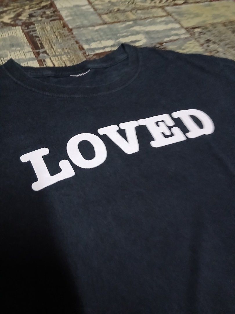 Modern Jesus Tee Shirt "Loved" (Category: Tshirts & Polo Shirts ) located in Manila. Submitted by sendecluttersandsells (Listing ID 1462666742, Image 2). Description: Size: S Dimes: 18x28 Issue: Cut Tag Loc: Caloocan Ship: J&T Meetup: Monumento, SM Grand, Cloverleaf Mall (SM North, Trinoma Friday or Sunday).