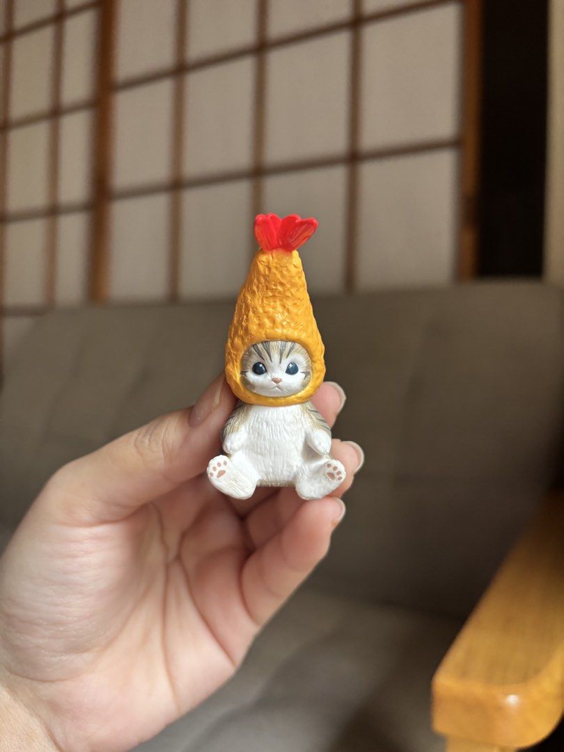 Mofusand Ebi Tempura Figure (Category: Designer & Blind Box Toys) located in Quezon City. Submitted by nini.corner (Listing ID 1462508634, Image 1). Description: - Mofusand Blindbox Series 2 - No box included - Very good condition and super cute! 🥹.