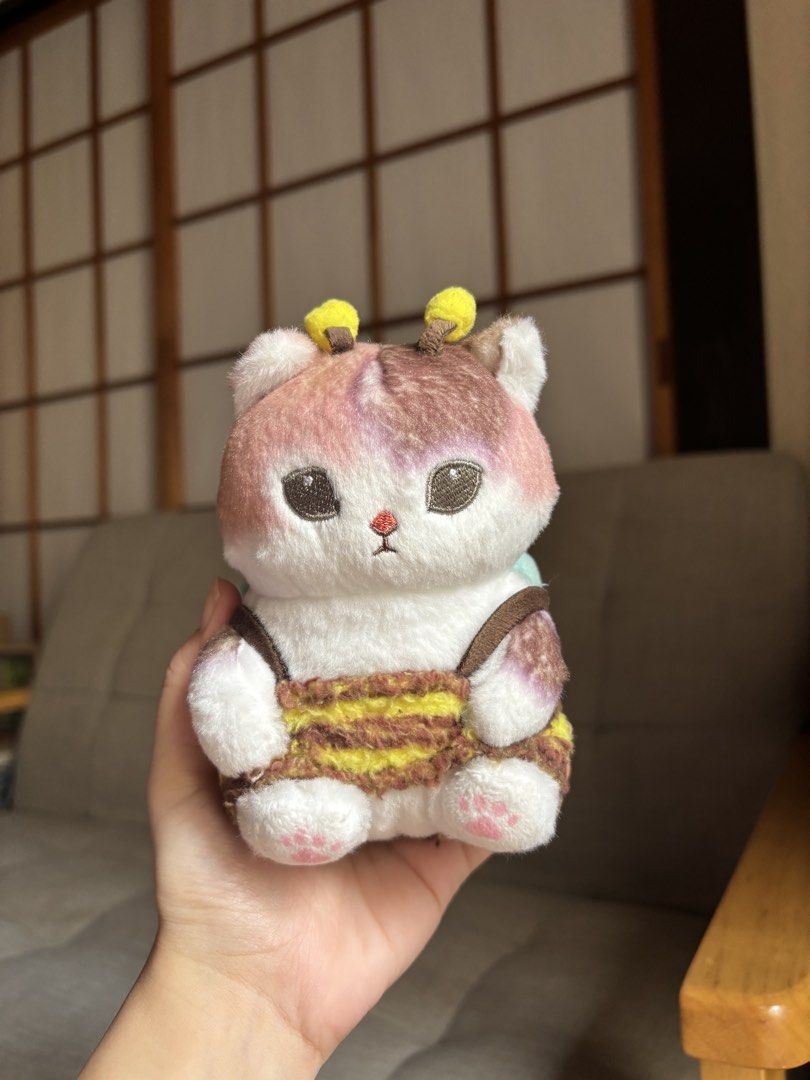 Mofusand Honeybee Plush Toy (Category: Plushies & Soft Toys) located in Quezon City. Submitted by nini.corner (Listing ID 1462512434, Image 1). Description: - Super cute and rare find! 💛 - like new and excellent condition.
