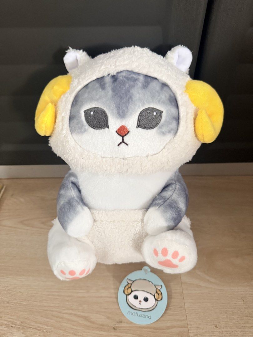 Mofusand Sheep Nyan BIG Plush Doll (Category: Plushies & Soft Toys) located in Pasay City. Submitted by anndrias (Listing ID 1462527368, Image 1). Description: From Japan Approx 12in.