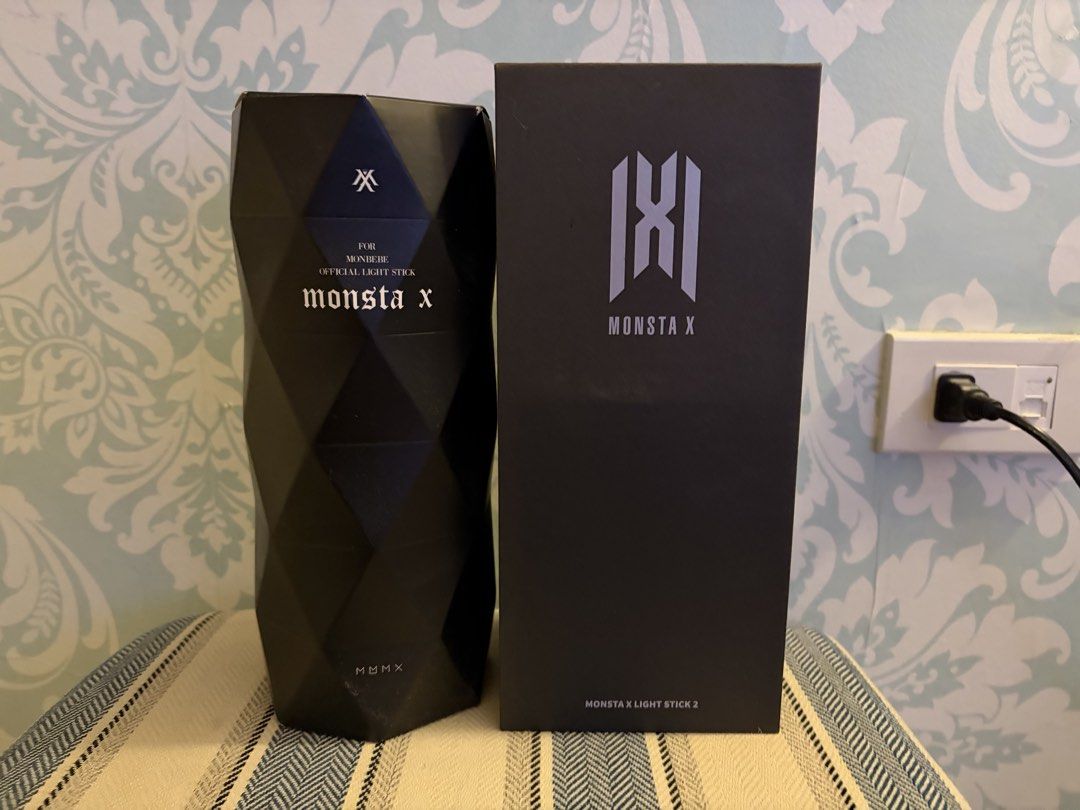 Monsta X Lightstick v1 v2 (Category: Music Accessories) located in Manila. Submitted by sc.moo04 (Listing ID 1462651606, Image 1). Description: 1.5k each Second hand condition Never used at concert .