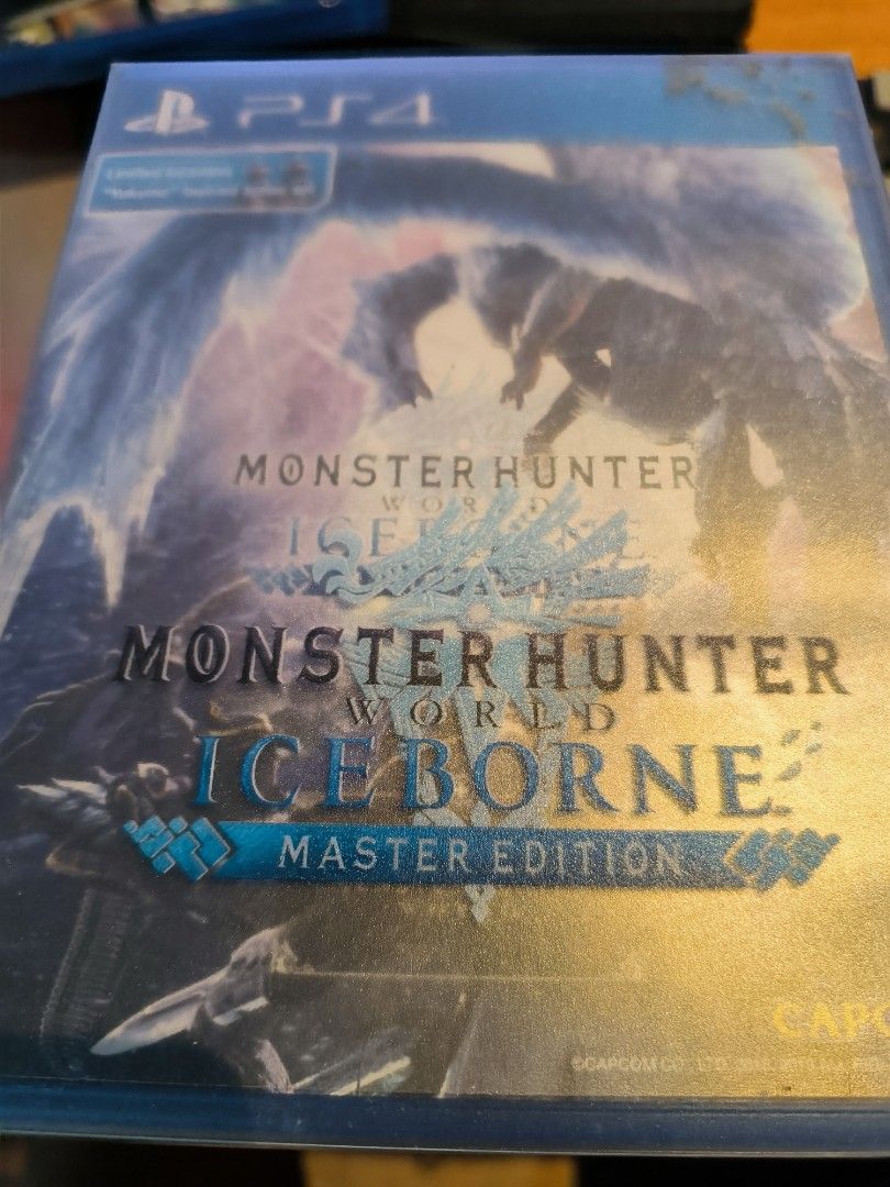 Monster Hunter World Iceborne Master Edition PS4 (R3) (Category: PlayStation) located in Lucena. Submitted by raishou (Listing ID 1462451232, Image 1). Description: -Steelbook Included -Codes expired MOP - Gcash/Maribank MOD - LBC/J&T (SF shouldered by the buyer).