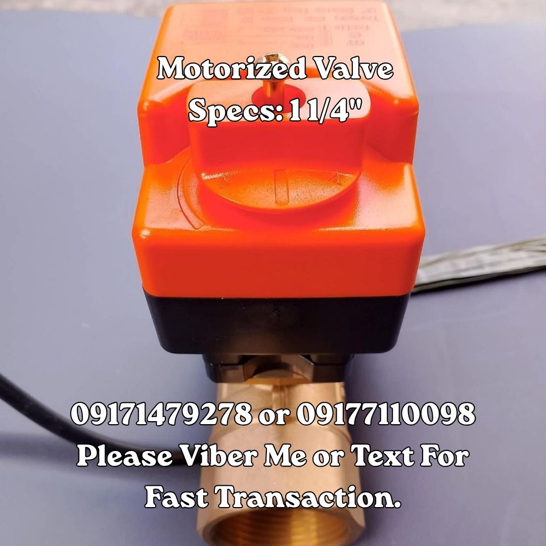 Motorized Valve Specs: 1 1/4" (Category: Home Improvement Tools & Accessories) located in Manila. Submitted by 09171479278_elsie. (Listing ID 1462447788, Image 1). Description: Motorized Valve Specs: 1 1/4".