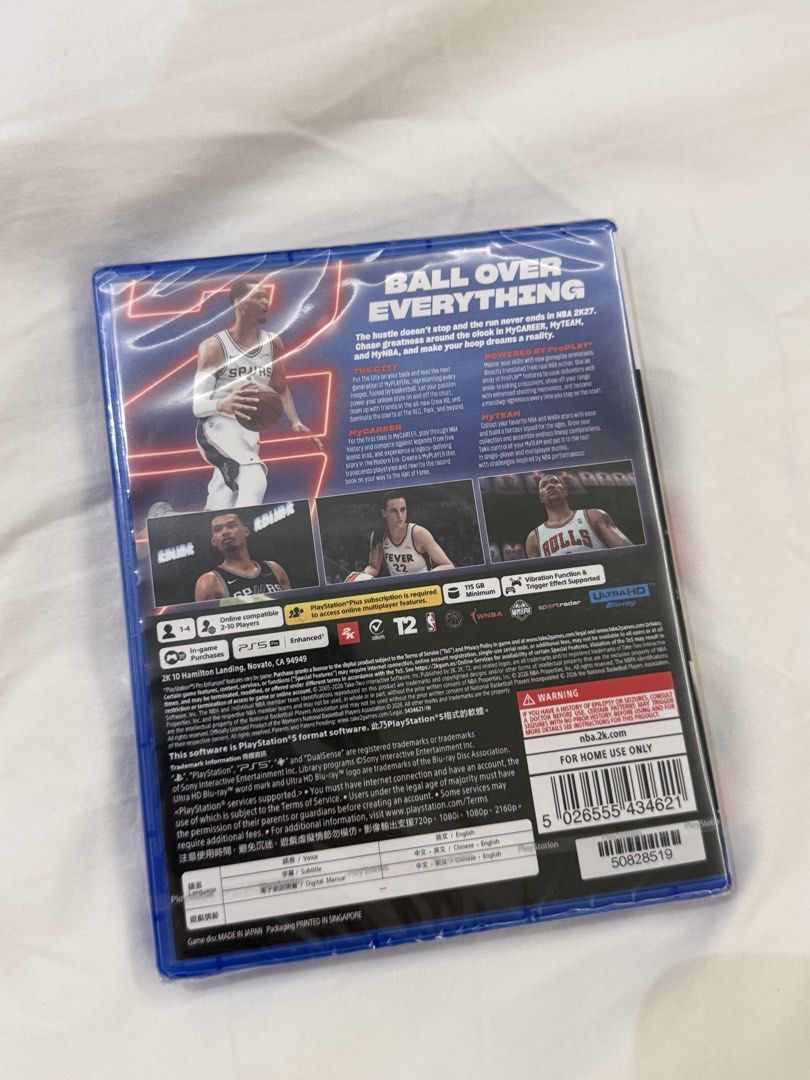 Nba 2k27 PS5 (Category: PlayStation) located in Manila. Submitted by wil0009 (Listing ID 1462478095, Image 2). Description: Nba 2k27 ps5 Opened Used codes Loc san juan / banawe.