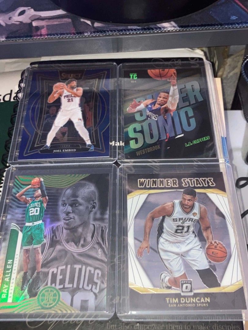 NBA cards (Category: Raw Singles) located in Manila. Submitted by jtoyzandcollectibles (Listing ID 1462651053, Image 1). Description: NBA Cards for sale ₱200 EACH ‼️ We only ship every Sunday & Monday night ‼️ 📌 Buyer shoulders shipping fee 📍 Cainta Rizal 💸 GCash only 🛵 Lalamove or LBC only 💬 Send a message if you're interested!.