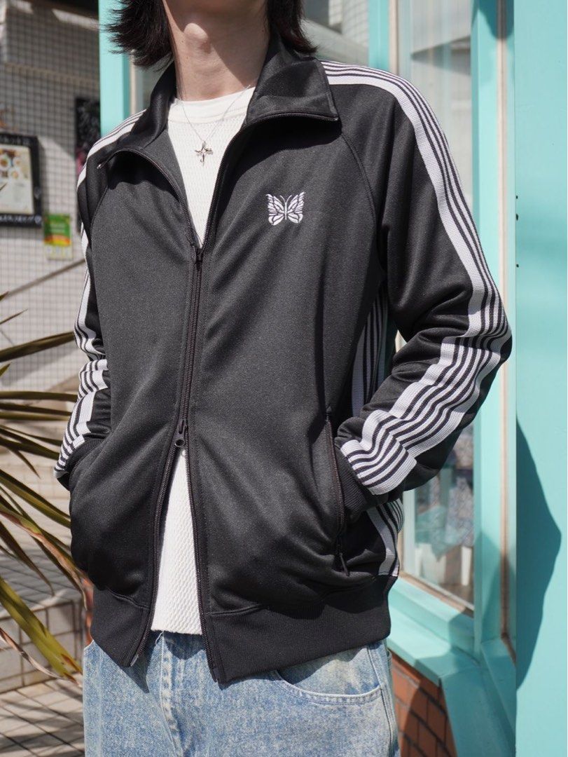 Needles Track Jacket - Poly Smooth (Category: Coats, Jackets and Outerwear) located in Bacoor. Submitted by ItsShoeGood (Listing ID 1462559831, Image 3). Description: Size Medium on tag 23 Width 26 Length Pristine Condition No flaws.