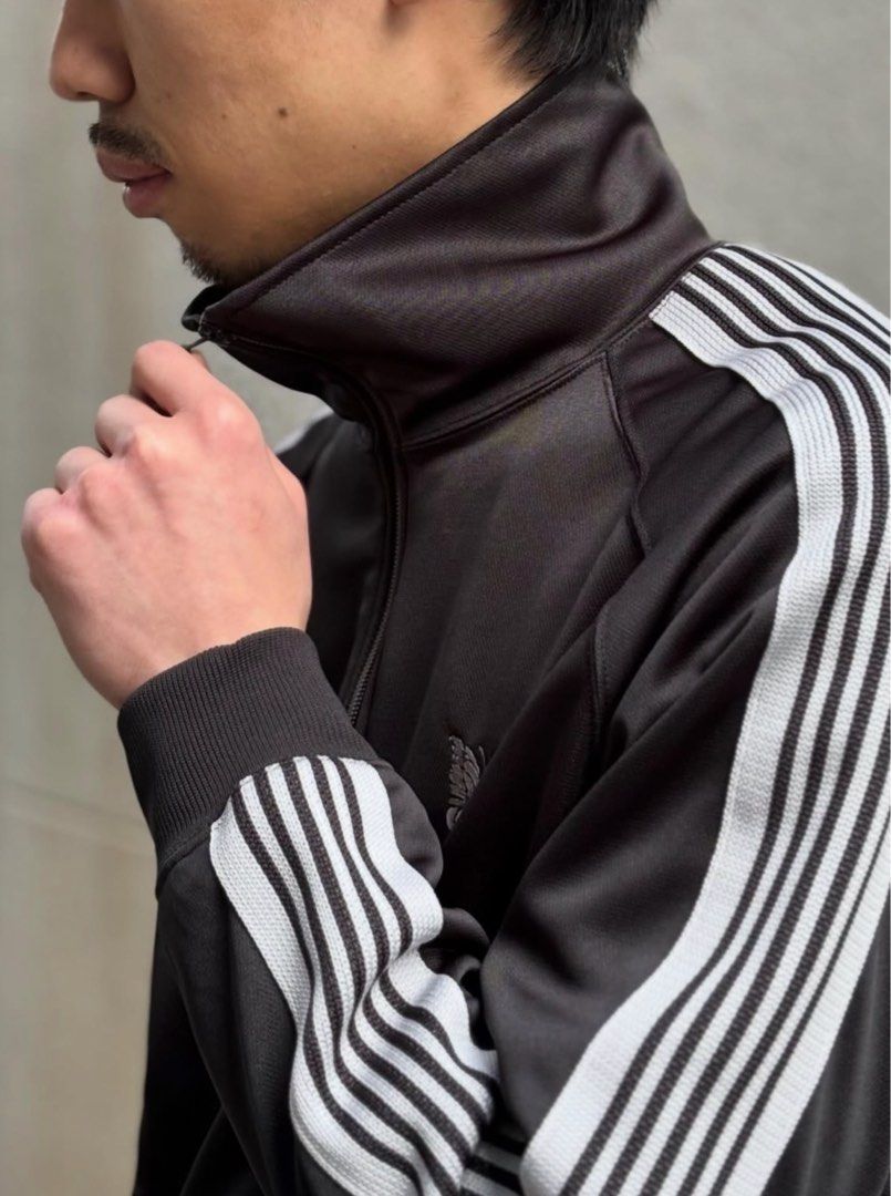 Needles Track Jacket - Poly Smooth (Category: Coats, Jackets and Outerwear) located in Bacoor. Submitted by ItsShoeGood (Listing ID 1462559831, Image 2). Description: Size Medium on tag 23 Width 26 Length Pristine Condition No flaws.