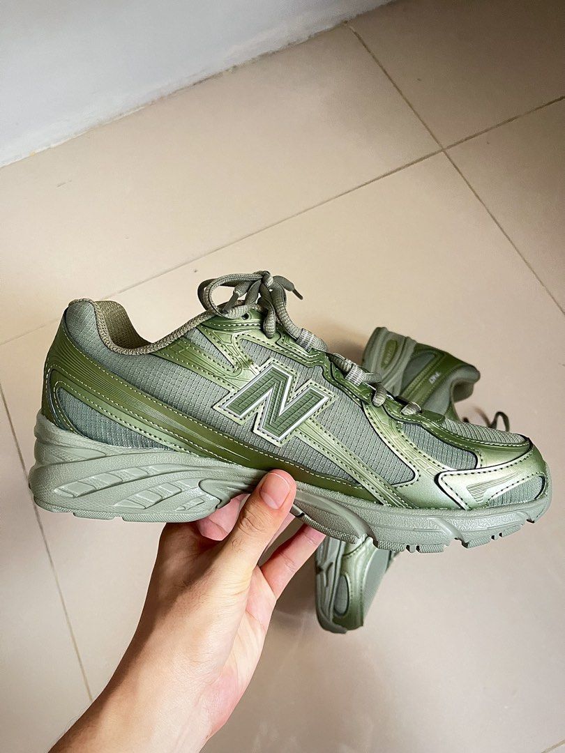 New Balance 740 - Dark Olivine (Category: Casual Shoes) located in Angono. Submitted by kjemuel (Listing ID 1462525518, Image 2). Description: New Balance 740 - Dark Olivine Brand New - Never Used US M size 8 | W size 9.5 Bought for 8.5k • No box • Authentic • Brandnew condition DM me for inquiries or if you want a vid of the item. Money back guaranteed if proven fake..