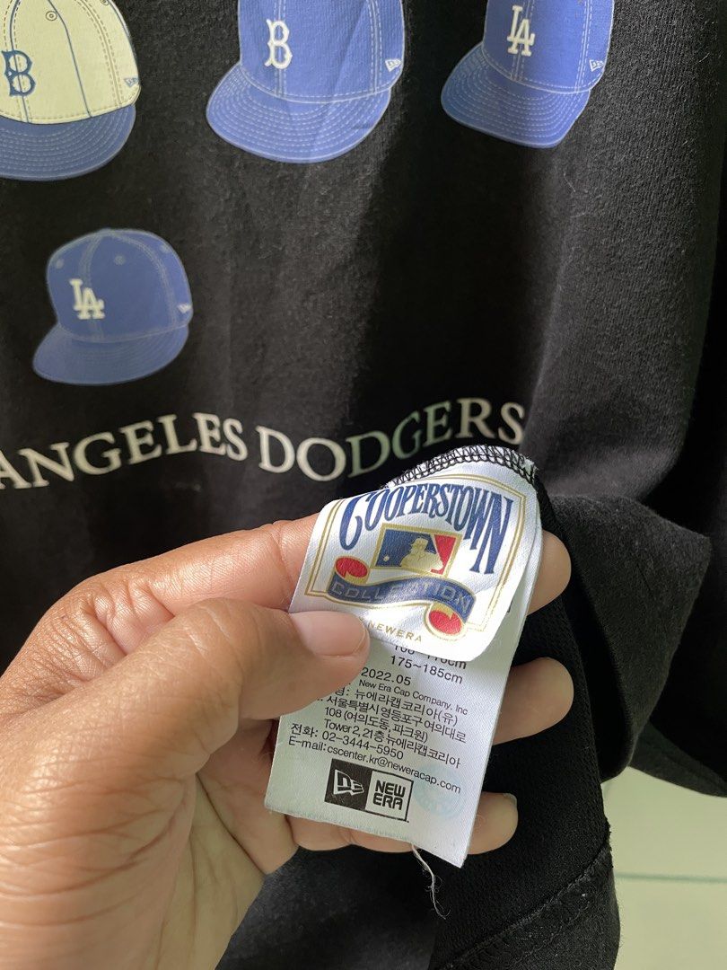 New Era Tee (Category: Activewear) located in Liloy. Submitted by juan2thrift (Listing ID 1462528282, Image 3). Description: New Era LA Dodgers Cap Collection Tee 24x28 9/10 Very Good Condition.