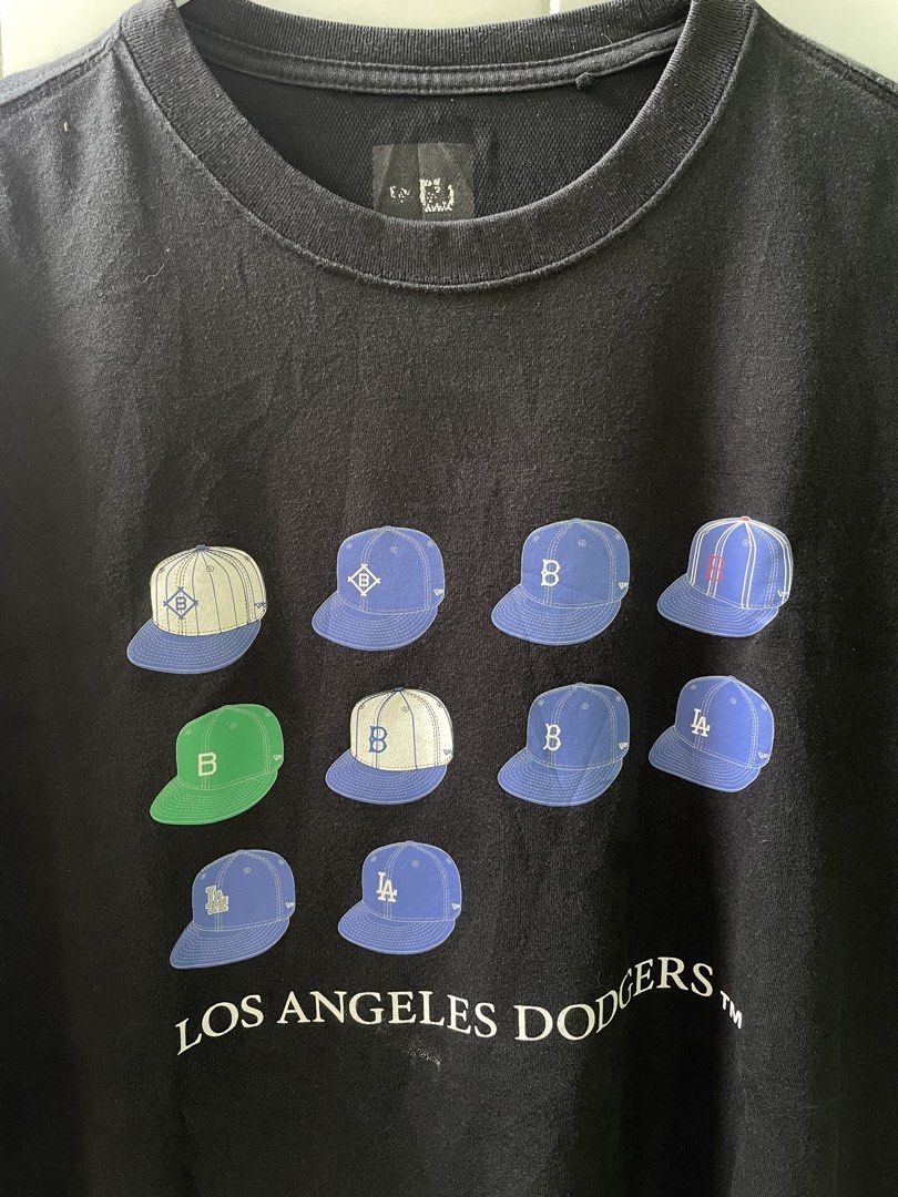 New Era Tee (Category: Activewear) located in Liloy. Submitted by juan2thrift (Listing ID 1462528282, Image 2). Description: New Era LA Dodgers Cap Collection Tee 24x28 9/10 Very Good Condition.