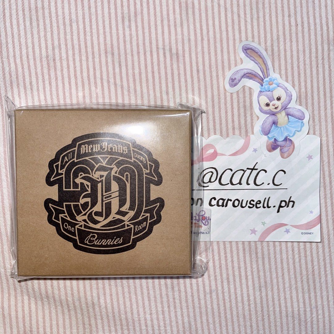 NEWJEANS EMBROIDERED FABRIC WAPPEN/PATCH (Category: Other Stationery & Craft) located in Marikina City. Submitted by catc.c (Listing ID 1462576250, Image 1). Description: ATTENTION!!🐇🐇🐇🐇🐇 Official merch. Size : approx 6.8 x 6.8cm Embroidered fabric patch/wappen. School uniform style. Very cute~🫶🏻 RFS: Need funds, so I’m downsizing my collection. Payment: G-Cash, BDO ⚠️⚠️⚠️⚠️ Due to the number of flaky buyers, I will no longer put items on 