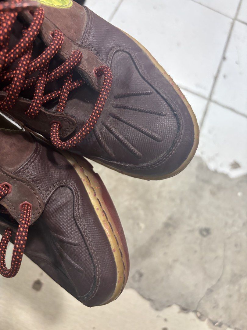 Nike (Category: Sneakers) located in Zamboanga. Submitted by thriftitup0430 (Listing ID 1462487023, Image 3). Description: All detalis and minimal issue already posted! Womens Nike Dunk Super Sky Hi Burgundy Leather Casual Wedges Sneakers Size 8 3500shipped📩.