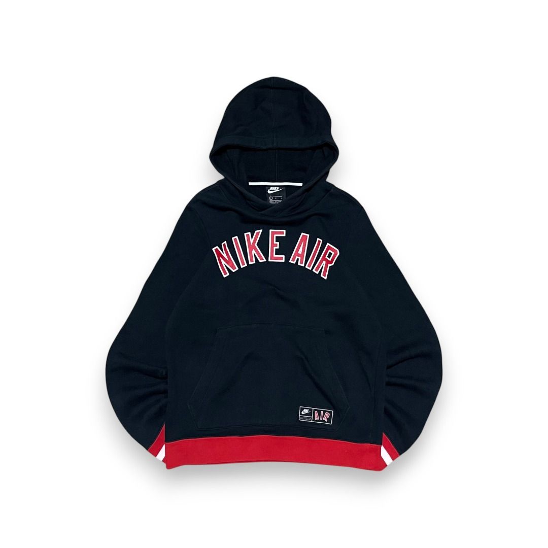 NIKE AIR PULLOVER HOODIE (Category: Hoodies) located in Quezon. Submitted by ejay.thrift.clothes (Listing ID 1462593321, Image 1). Description: NIKE LARGE 18 X 23 NO ISSUE COLOR RATE: 8/10 GOODCONDITION # 533.