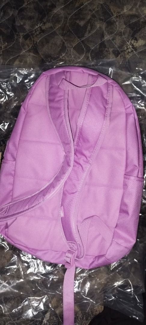 Nike Backpack Purple (Category: Backpacks) located in Caloocan City. Submitted by panyaw (Listing ID 1462662540, Image 2). Description: - Brand new purple Nike backpack - Features classic Nike logo on the front - Made of durable canvas material - Adjustable straps for comfortable wear - Comes in original packaging with tags attached - Ideal for school, work, or everyday adventures.