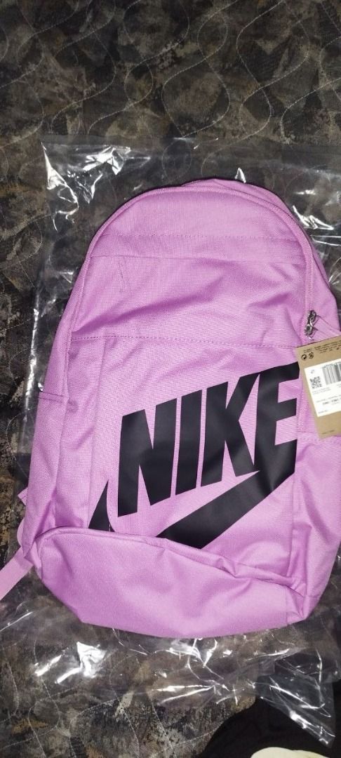 Nike Backpack Purple (Category: Backpacks) located in Caloocan City. Submitted by panyaw (Listing ID 1462662540, Image 1). Description: - Brand new purple Nike backpack - Features classic Nike logo on the front - Made of durable canvas material - Adjustable straps for comfortable wear - Comes in original packaging with tags attached - Ideal for school, work, or everyday adventures.