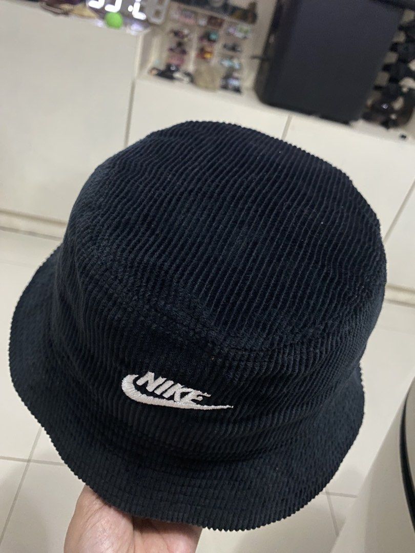 Nike corduroy bucket hat (Category: Caps & Hats) located in Santa Maria. Submitted by jordangail (Listing ID 1462520849, Image 3). Description: Unisex Med to large Corduroy 9.8/10 Excellent to as new Malinis Mine na Gcash Lbc Jnt God bless.