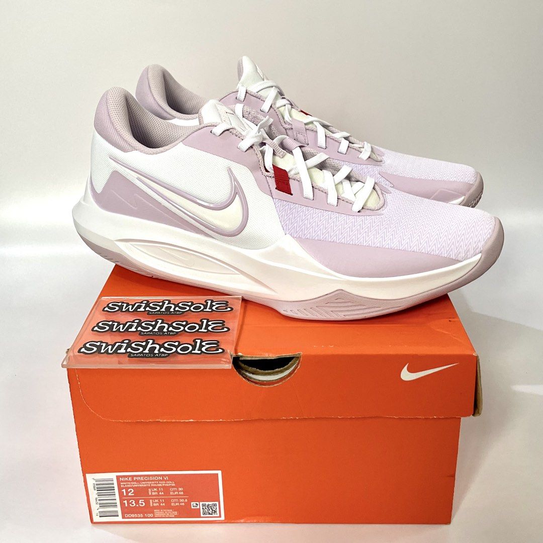 NIKE PRECISION 6 White Doll (Category: Sneakers) located in Pasig City. Submitted by swishsole (Listing ID 1462551941, Image 2). Description: NlKE PRECISION 6 'Iron Grey & White Doll' 📦 Brand New with box & tag 🛒 SALE: ₱2995 ✅ 🏷️ SRP: ₱3,995 ❌ 📏 WHITE DOLL - mens 12 MODE OF PAYMENT: 📲 GCASH verified account 🏦 Bank Transfer ( BDO ) Required downpayment to avoid cancellation ALL SALES ARE FINAL. NO RETURN. NO EXCHANGE ✅ Legit Product 💯 ✅ Sec