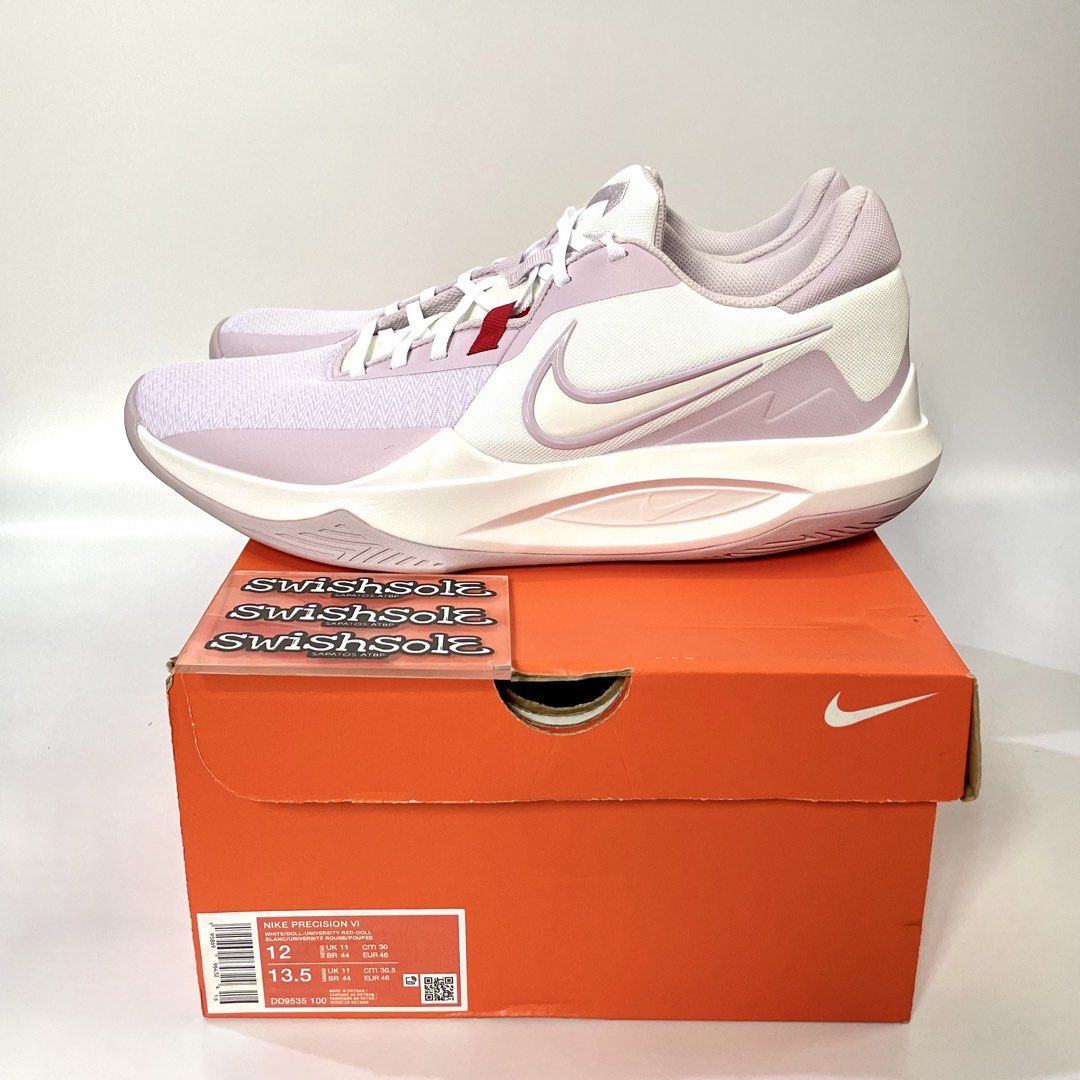NIKE PRECISION 6 White Doll (Category: Sneakers) located in Pasig City. Submitted by swishsole (Listing ID 1462551941, Image 1). Description: NlKE PRECISION 6 'Iron Grey & White Doll' 📦 Brand New with box & tag 🛒 SALE: ₱2995 ✅ 🏷️ SRP: ₱3,995 ❌ 📏 WHITE DOLL - mens 12 MODE OF PAYMENT: 📲 GCASH verified account 🏦 Bank Transfer ( BDO ) Required downpayment to avoid cancellation ALL SALES ARE FINAL. NO RETURN. NO EXCHANGE ✅ Legit Product 💯 ✅ Sec