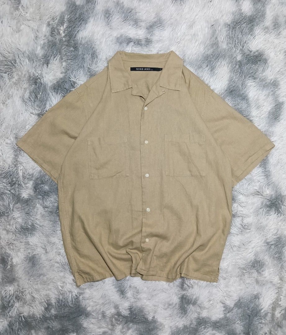 Niko and... Polo button down (Category: Formal Shirts) located in San Carlos City. Submitted by wilburstthriftstore (Listing ID 1462591177, Image 1). Description: Niko and... button down fit to Large-XLarge W23½|L27½ issue-minimal scratch but not visible. see last photo 9.5/10 color rate Excellent condition 👌🏾 ₱280 + sf.