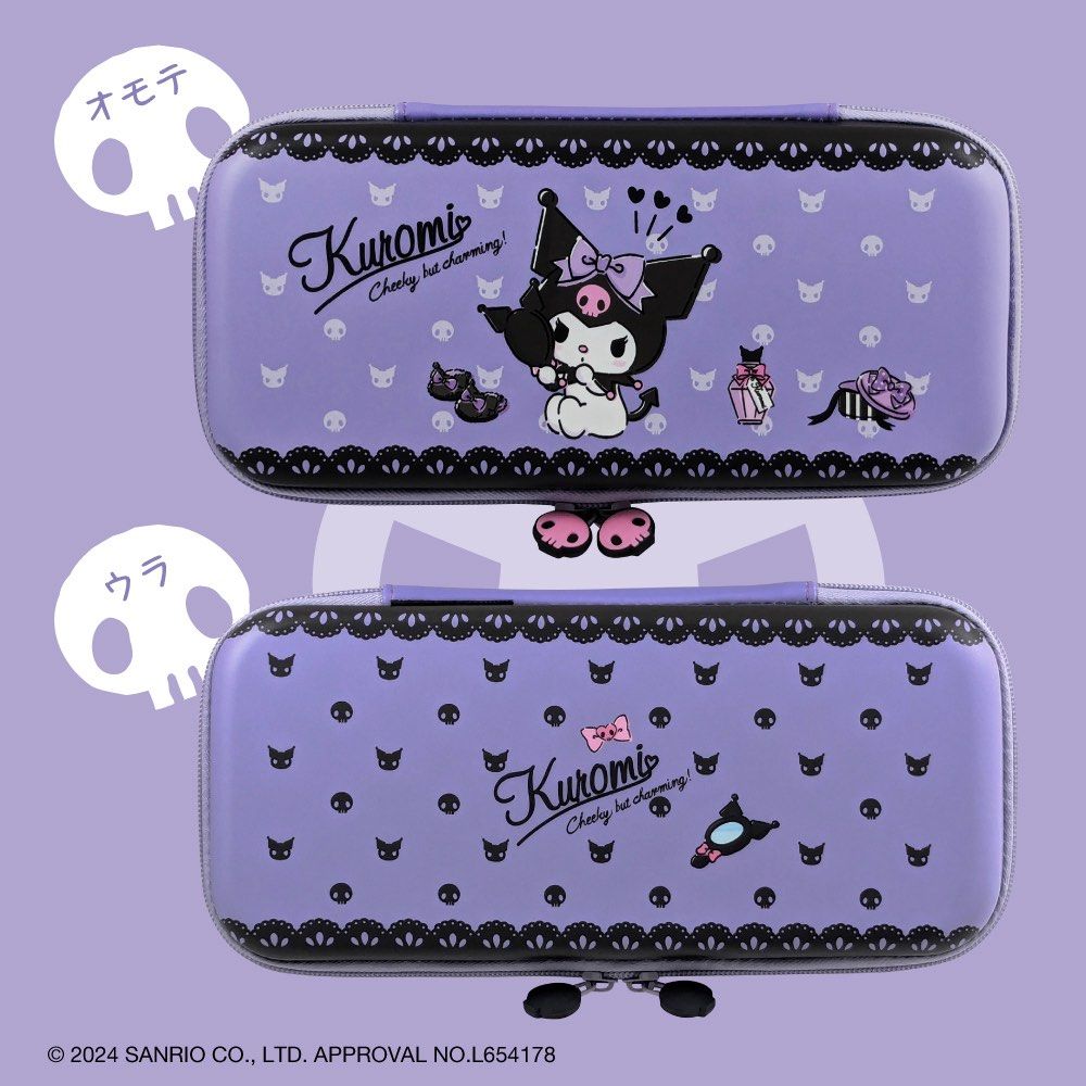 Nintendo Switch Console Case bag - Sanrio Characters Kuromi (Category: Cases & Covers) located in Makati City. Submitted by rafa3la (Listing ID 1462635872, Image 2). Description: From Japan (Original) Brand new.