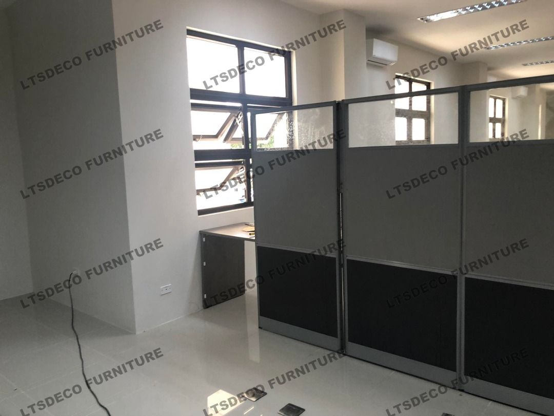 OFFICE SCREEN PANEL WITH GLASS OFFICE PARTITION (Category: Office Furniture & Fixtures) located in Quezon City. Submitted by fierce.angelltsdeco (Listing ID 1462503956, Image 3). Description: LTSDECO Home and Office Furniture Trading MANUFACTURER • FABRICATOR • SUPPLIER Looking for office furniture, modular partitions, workstations, or customized furniture? We can help! LTSDECO Home and Office Furniture Trading is a trusted manufacturer, fabricat