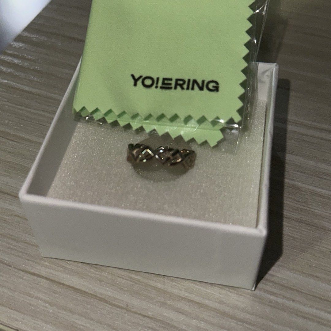 Official NCT DREAM Ring (8th Anniversary MD) (Category: Rings) located in Malabon City. Submitted by yeppeokpoptoo (Listing ID 1462525042, Image 2). Description: official nct dream ring (8th anniversary md) ₱2,600 - size: 13 - includes box, ring, and wiper (sealed) - slightly tarnished, can send video of condition - unsealed - only tried twice to fit but never worn for a long period.