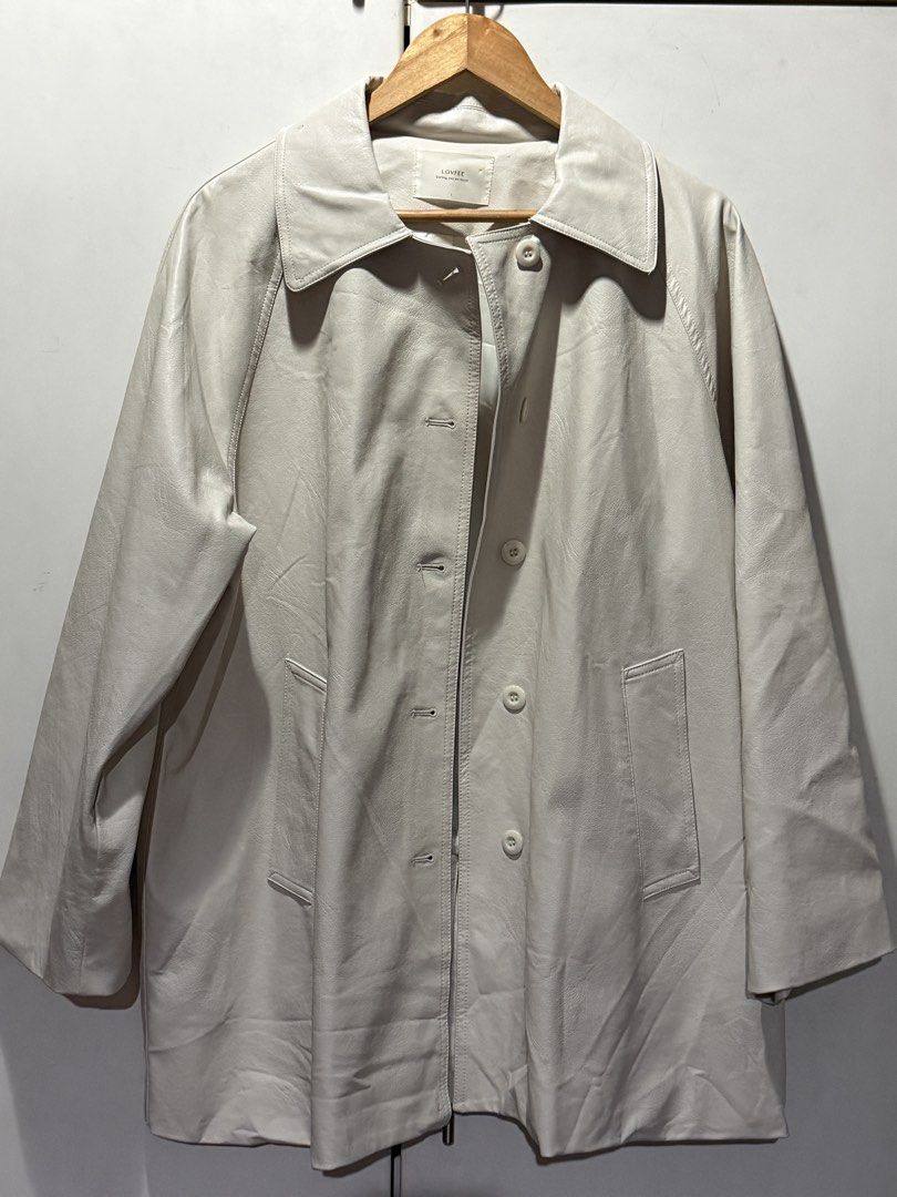 Lovfee Faux Leather Trench Coat (Category: Coats, Jackets and Outerwear) located in Quezon City. Submitted by itsbiancag (Listing ID 1462668012, Image 1). Description: - Lovfee from Taiwan - Fits S-L - Long jacket.