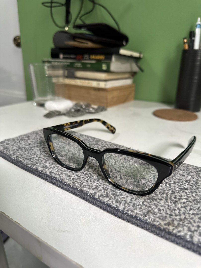 Oliver Peoples Eyeglasses Black Tortoiseshell Frames (Category: Sunglasses & Eyewear) located in Manila. Submitted by patrickab65916 (Listing ID 1462530480, Image 2). Description: Genuine Oliver peoples michaela Originally bought for $150 Money back guaranteed if proven fake. Rfs: Women’s frame Issue: Cracked lens from alcohol, easy to replace.
