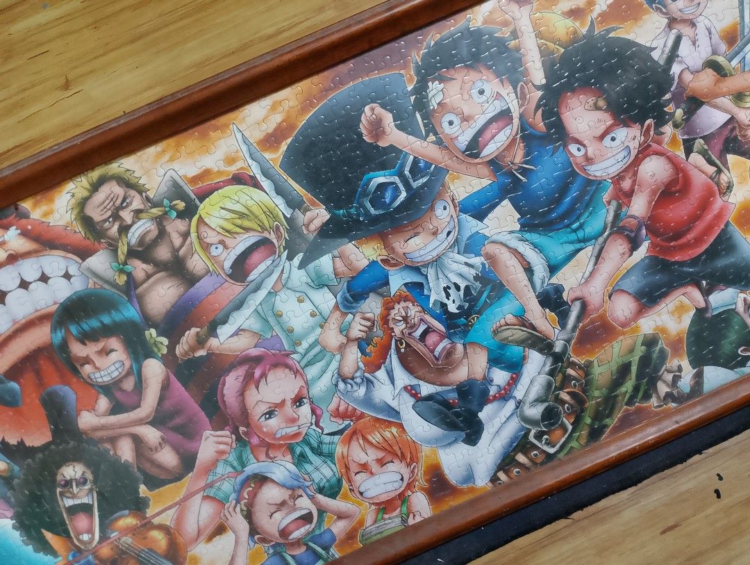 One Piece Chronicles 950-Piece Framed Puzzle (Category: Board Games & Puzzles) located in Manila. Submitted by coolowl.7ef74b (Listing ID 1462446757, Image 1). Description: FS! Negotiable.