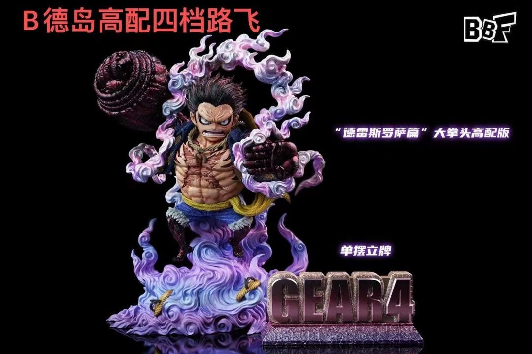 One Piece Resin Gear 3 and 4 (Category: Figurines & Statues) located in Manila. Submitted by wookie_ (Listing ID 1462517927, Image 2). Description: BBF STUDIO GEAR 4 DRESSROSA WITH GEAR 4 LOGO STRAW HAT STUDIO - WCF GEAR 3 LUFFY Both with AB and BB Location: Malabon.