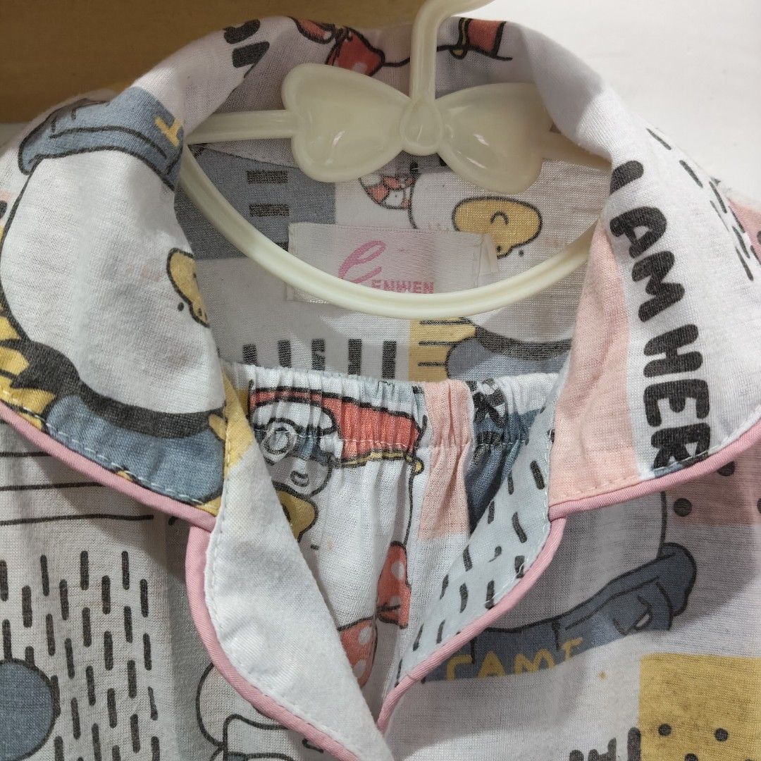 Orelov Pajama Set for Kids (Category: Babies & Kids Fashion) located in Caloocan City. Submitted by valathea (Listing ID 1462539583, Image 3). Description: pajama set • with minimal flaw size small on tag best fit 3-4y 🌱 ₱50.00 📍 north caloocan courier: 🛵 lalamove (BPI, Gcash, no COD) 🚀 in-house rider, fixed ₱99 rate (COD).