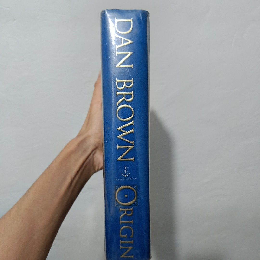 Origin (First Edition Copy • HB) — Dan Brown (Category: Storybooks) located in Manila. Submitted by x_danilo (Listing ID 1454871594, Image 2). Description: PLEASE READ HERE: Title: Origin (First Edition Copy • HB)— Dan Brown Condition: Good Condition. Authentic Copy Pages: 461 Pages Price: ₱350 + SF READING PLATFORM RATING: • Goodreads — 3.90/5 ⭐ • Storygraph — 3.66/5 ⭐ GENRE: • Fiction / Mystery / Thriller / Suspense / Adventure / Historical Fic
