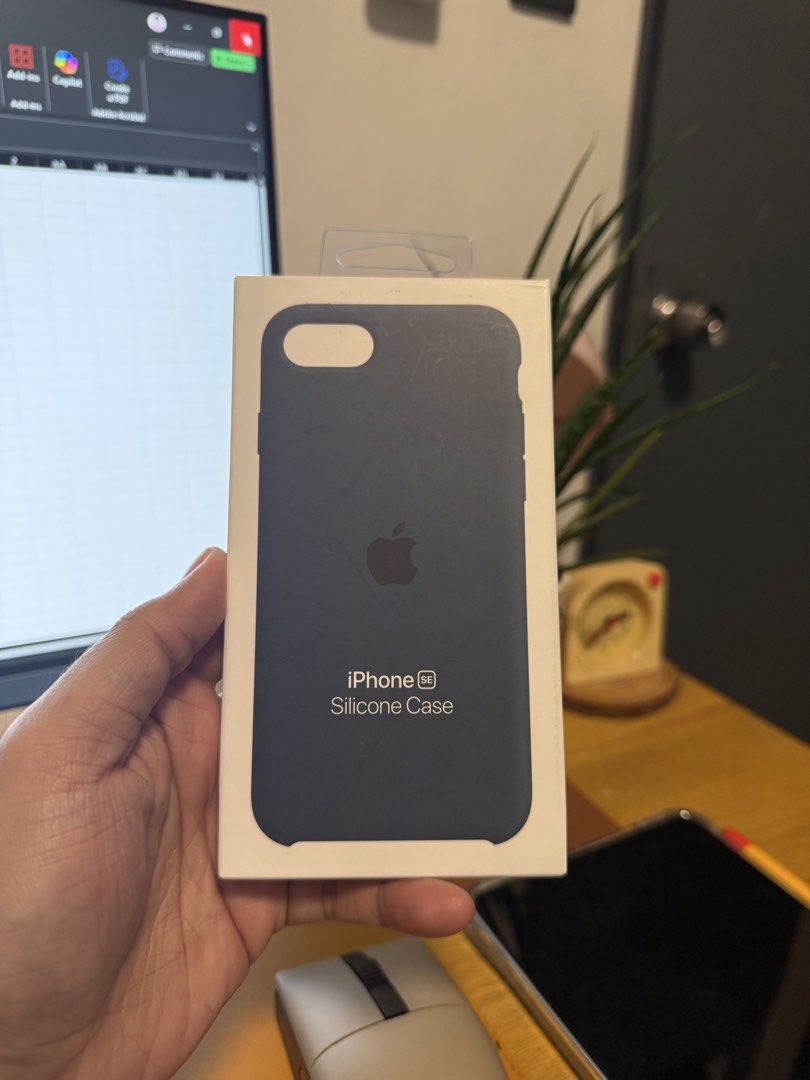 Original iPhone SE Silicon Case - Abyss Blue (Sealed) (Category: Cases & Sleeves) located in Quezon City. Submitted by planthotline (Listing ID 1462510928, Image 1). Description: Original iPhone SE Silicon Case - Abyss Blue (Sealed) Never been used Bought from Powermac 2 pcs available Also got Product Red - 1 pc. Location: Qc near abscbn | near UP Diliman.