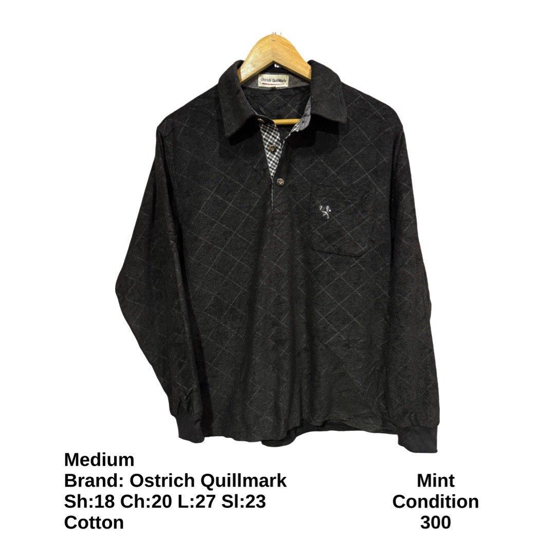 Ostrich Quillmark Half Button Jacket (Category: Coats, Jackets and Outerwear) located in Bulacan. Submitted by rlemonfashionshop (Listing ID 1462597436, Image 1). Description: Premium Class Quality Items. Actual Item on Photo with Good/Mint Condition. Message us for inquiries, more information and confirmation. Wash before wearing. Thank you so much..