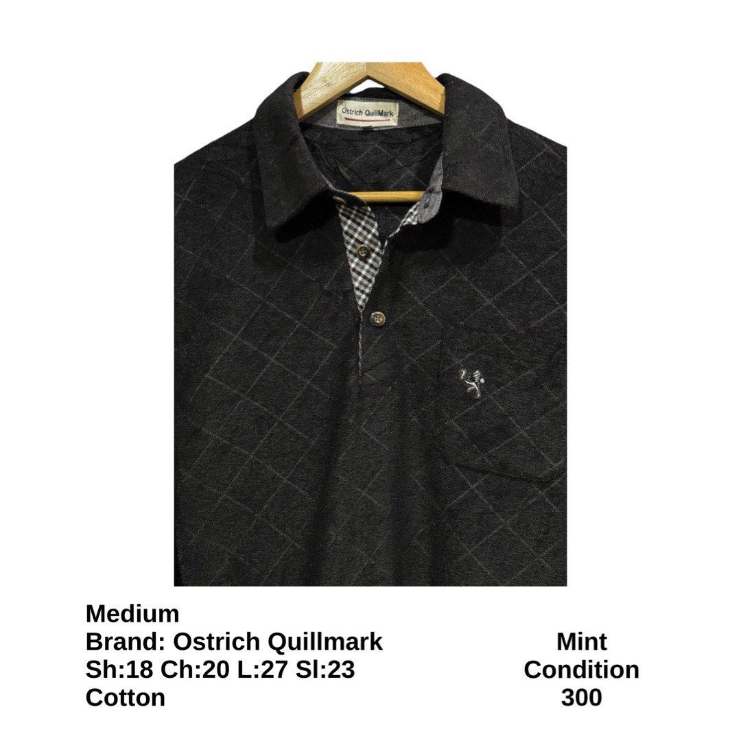 Ostrich Quillmark Half Button Jacket (Category: Coats, Jackets and Outerwear) located in Bulacan. Submitted by rlemonfashionshop (Listing ID 1462597436, Image 2). Description: Premium Class Quality Items. Actual Item on Photo with Good/Mint Condition. Message us for inquiries, more information and confirmation. Wash before wearing. Thank you so much..