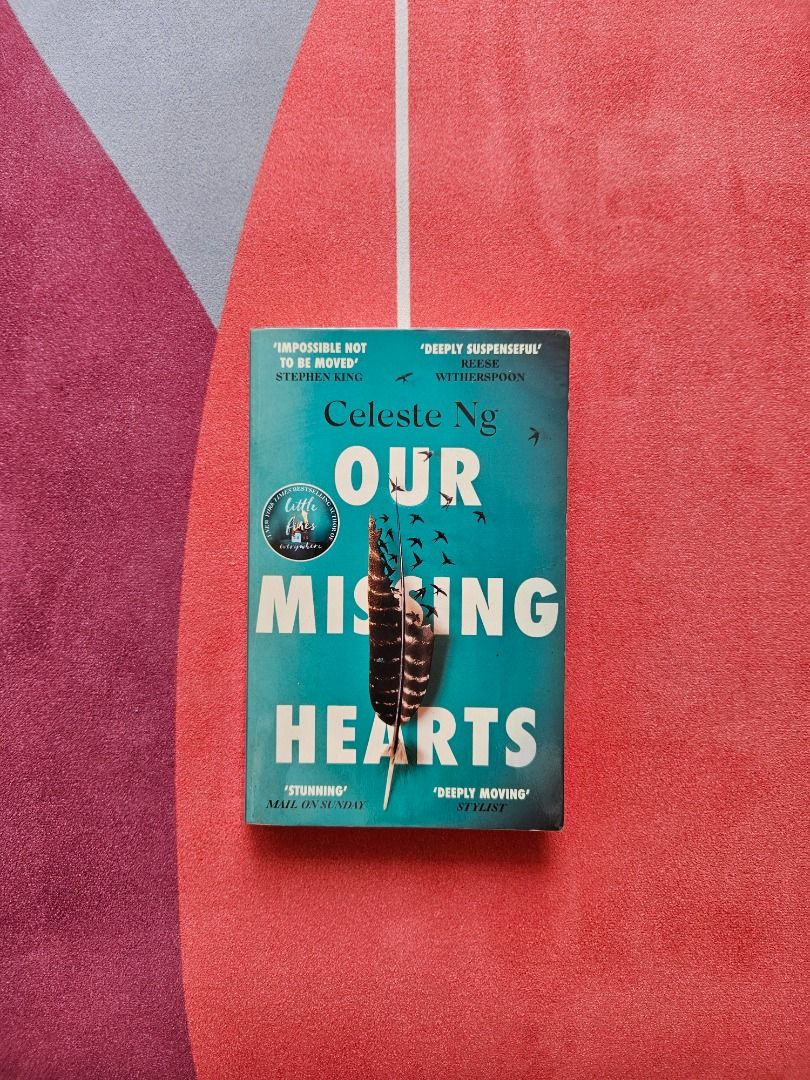 Our Missing Hearts by Celeste Ng (Paperback) / Preloved Secondhand Book (Category: Storybooks) located in Quezon City. Submitted by mtvilla (Listing ID 1462511083, Image 1). Description: New York Times Bestseller: 'Our Missing Hearts' by Celeste Ng - A compelling story of family, secrets, and the power of art - Follows Bird Gardner's journey to uncover his mother's past - Explores themes of legacy and societal change - Highly recommended for read