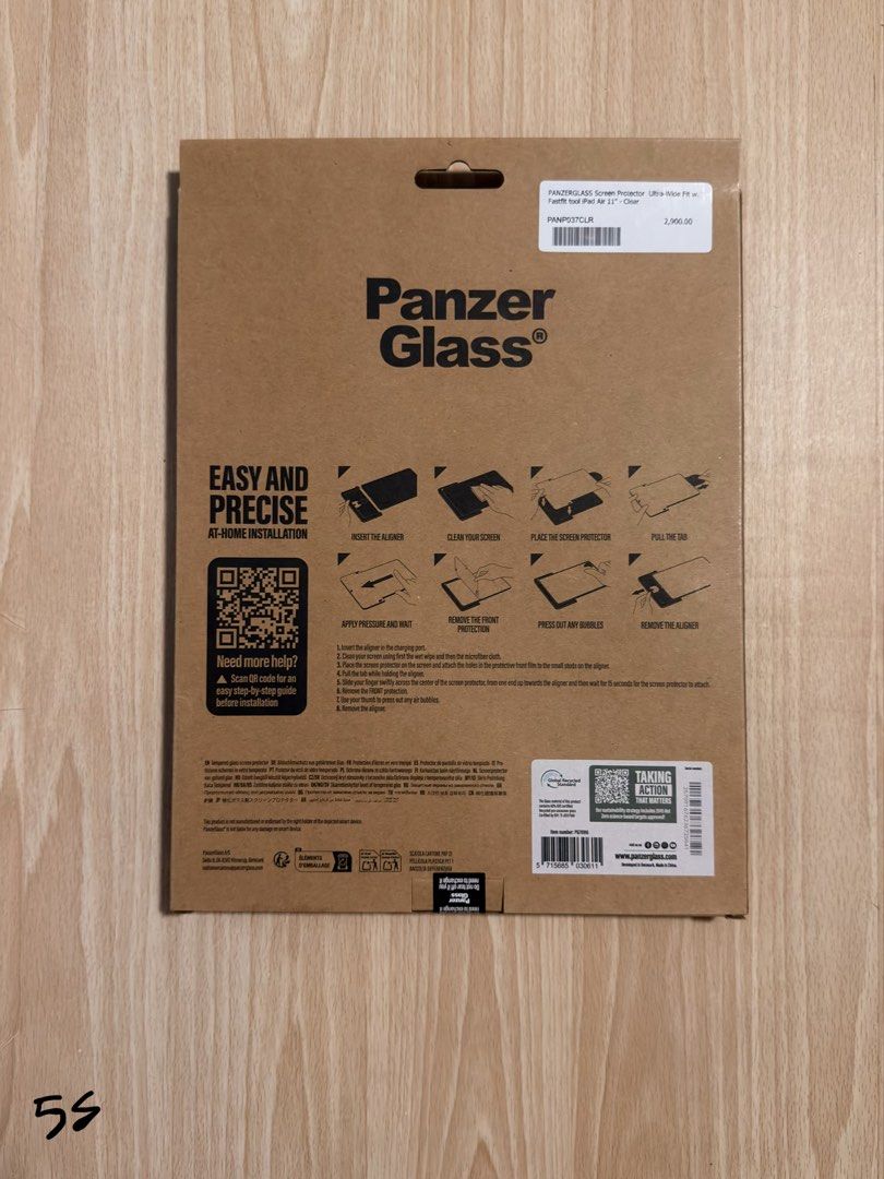 Panzer Glass Screen Protector Ipad Air 11 (Category: Other Mobile & Gadget Accessories) located in Manila. Submitted by dakari (Listing ID 1462610618, Image 2). Description: Panzer Glass Screen Protector Ipad 10-11th Gen A16 10.9 Clear Ultra Wide Fit Original Price: 2,900 Selling Price: 2,300 (Negotiable) .