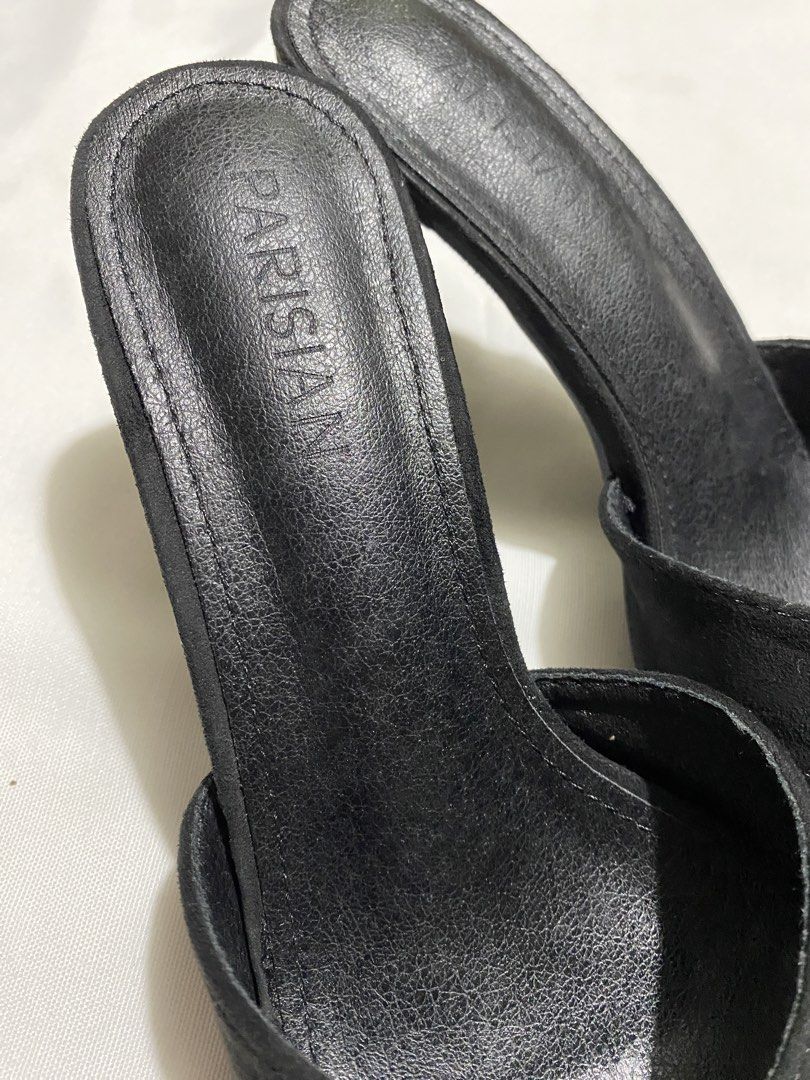 Parisian Black Pointed heels (Category: Heels) located in Tanza. Submitted by vhies_closet24 (Listing ID 1462636072, Image 2). Description: Pre-loved, good condition ✨ Classic pointed-toe style 📌 Size: 36 📦 Ready for a new owner.