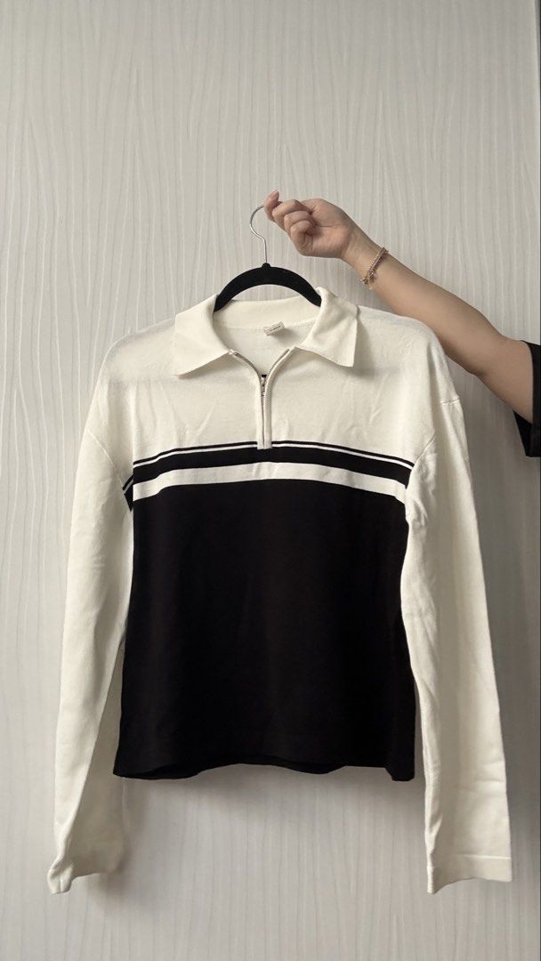 Penshoppe Light Knit Polo Sweater (Category: Longsleeves) located in Quezon City. Submitted by shoppingcl (Listing ID 1462473154, Image 2). Description: • Brand new, never been worn with tag • Retails for ₱1199.