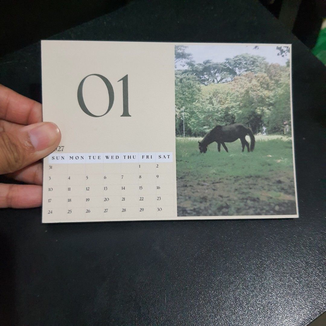 Personalized Postcard/Calendar (Category: Art & Prints) located in Tarlac. Submitted by jajubells (Listing ID 1462440454, Image 2). Description: - 2027 Postcard/Calendar - Features beautiful photos for each month - Back of postcards have space for addresses, ideal for sending greetings - Great for collectors or as a unique gift You may send your own photos so I can personalize your calendar. Choose between matte or glossy paper Turnaround time is