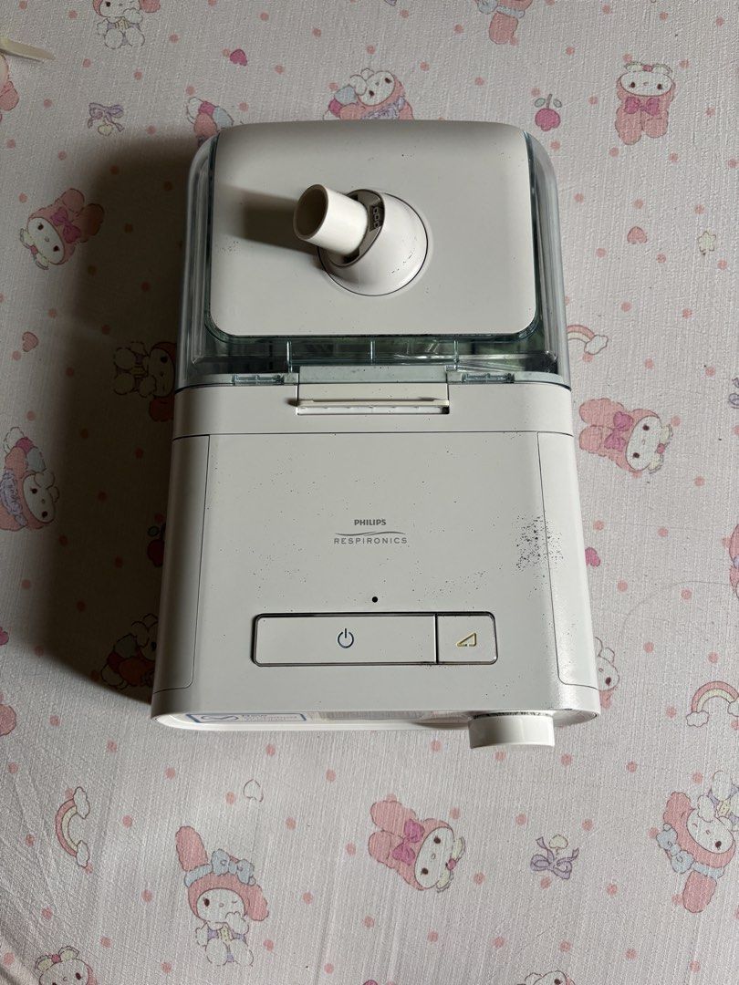 Philips Respironics (Category: Medical Supplies & Tools) located in Manila. Submitted by swiftturtle.69057b (Listing ID 1462587850, Image 3). Description: The unit is tested and working properly. Comes with the original manual and tubings. Please note that the AC power cord is not included, but a compatible cord can be easily purchased online. Working condition is guaranteed. If the unit is received and found not working, return is accepted. Mess