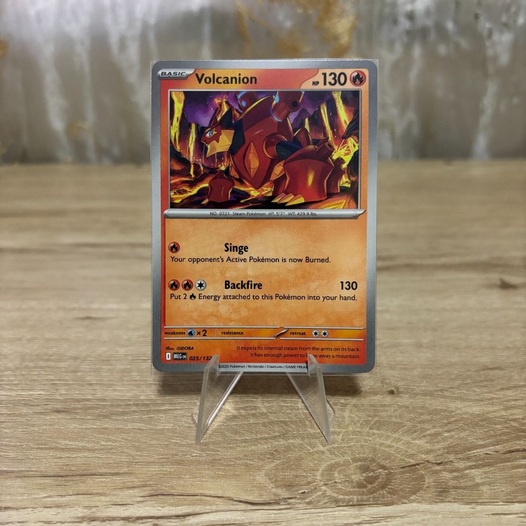 Pokemon Card Volcanion 25/132 Uncommon Normal: Mega Evolution (Category: Raw Singles) located in Caloocan City. Submitted by extendo_02 (Listing ID 1462563222, Image 1). Description: Pokemon Card Crawdaunt 85/132 Uncommon Normal: Mega Evolution ₱10 Condition: NM Location: North Caloocan Shipment: J&t, Lalamove, LBC & DHL.