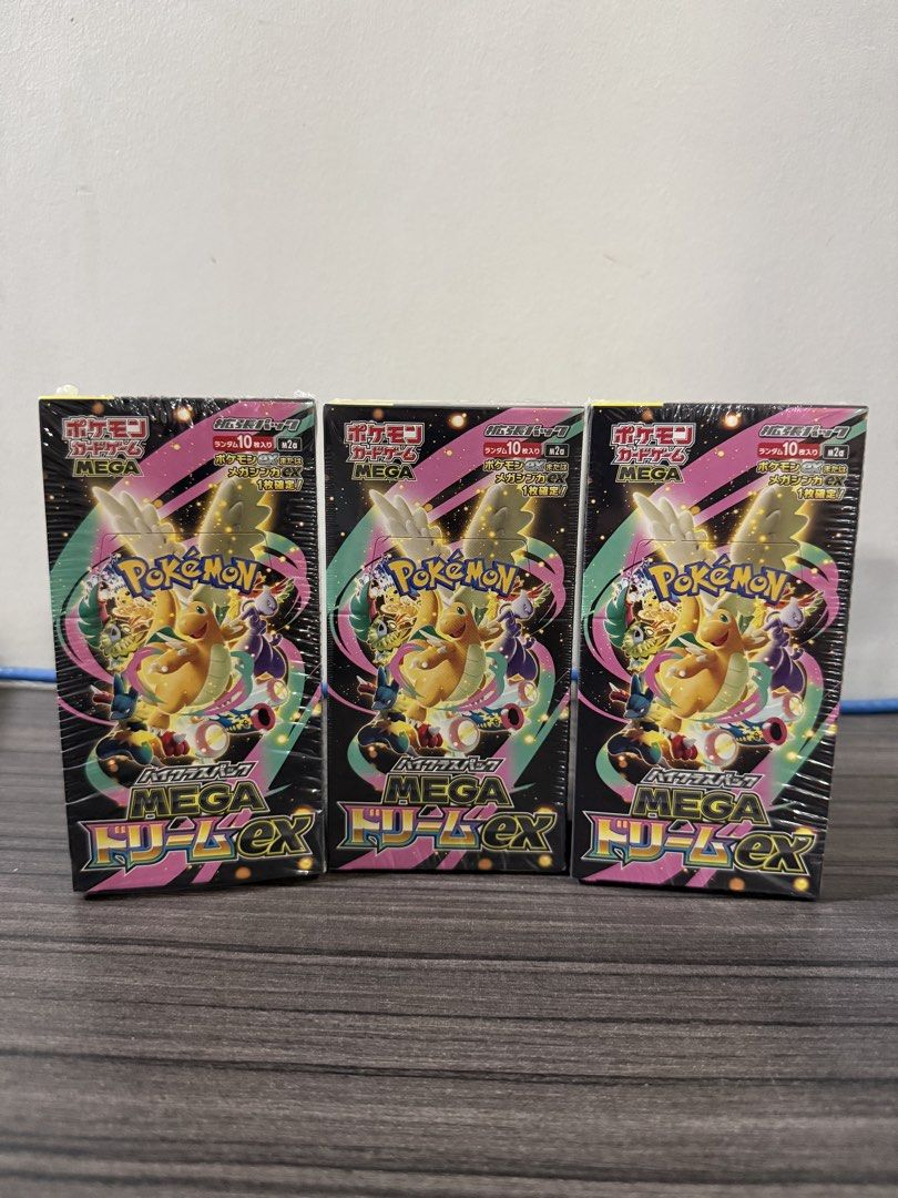 Pokemon Mega Dream Booster Box SEALED (Category: Card Boxes & Cases) located in Mandaluyong City. Submitted by chris4398 (Listing ID 1462516326, Image 1). Description: Brand new and factory sealed.