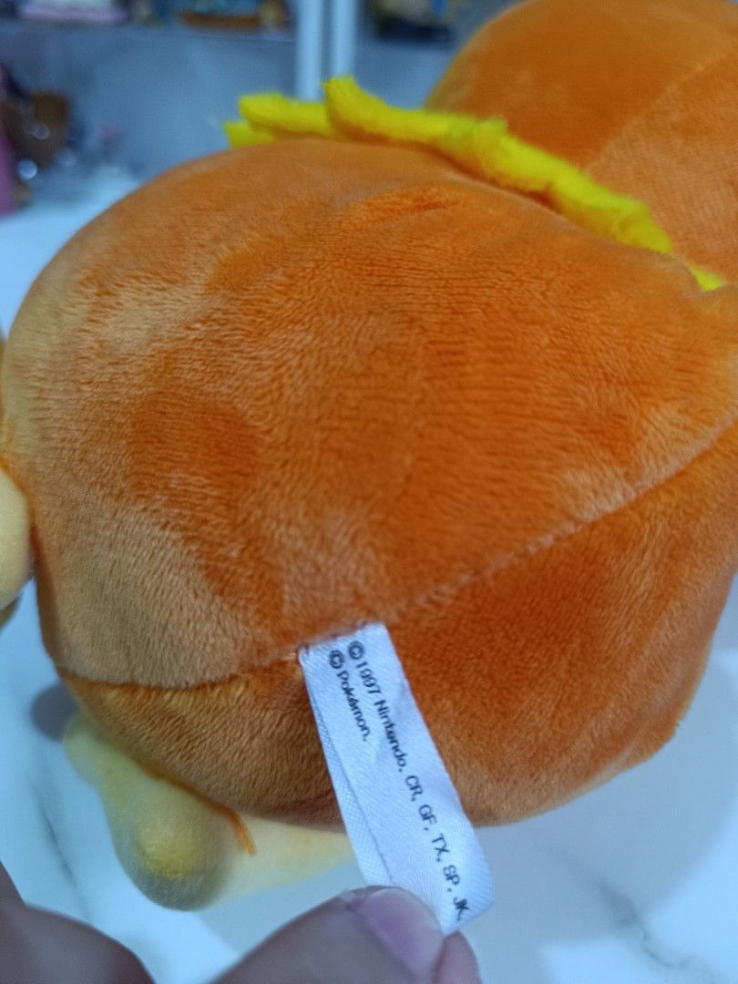 Pokemon Torchic Plush Toy 1997 Nintendo (Category: Plushies & Soft Toys) located in Antipolo. Submitted by erckmendoz06458 (Listing ID 1462562850, Image 3). Description: - Cute Torchic plush toy - Made in China - Tag: 3rd Round, Copyright 1997 Nintendo, CR, GF, TX, SP, K. Pokemon - Colors: Orange and yellow - Great for any Pokemon fan!.