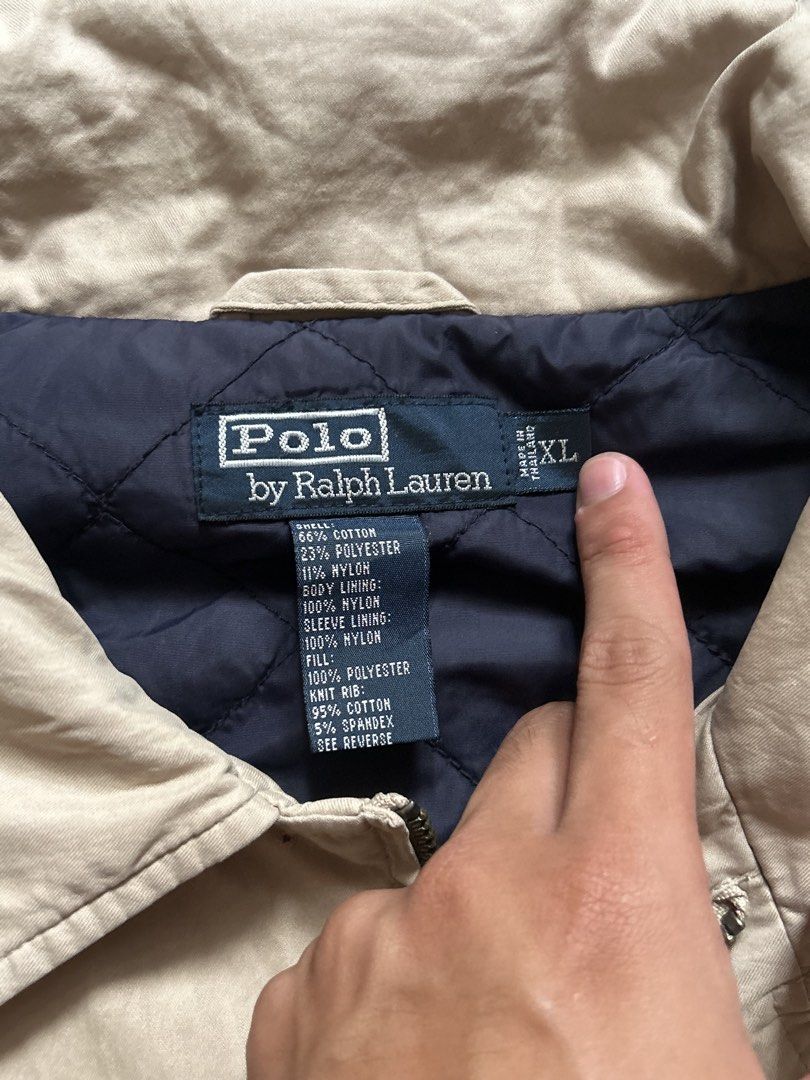Polo Ralph Lauren Harrington (Category: Coats, Jackets and Outerwear) located in Davao. Submitted by master.mnd (Listing ID 1462579980, Image 3). Description: As new Issue: lost pin other than that wala na L27 W26 Cr: 9/10 Negotiable‼️.