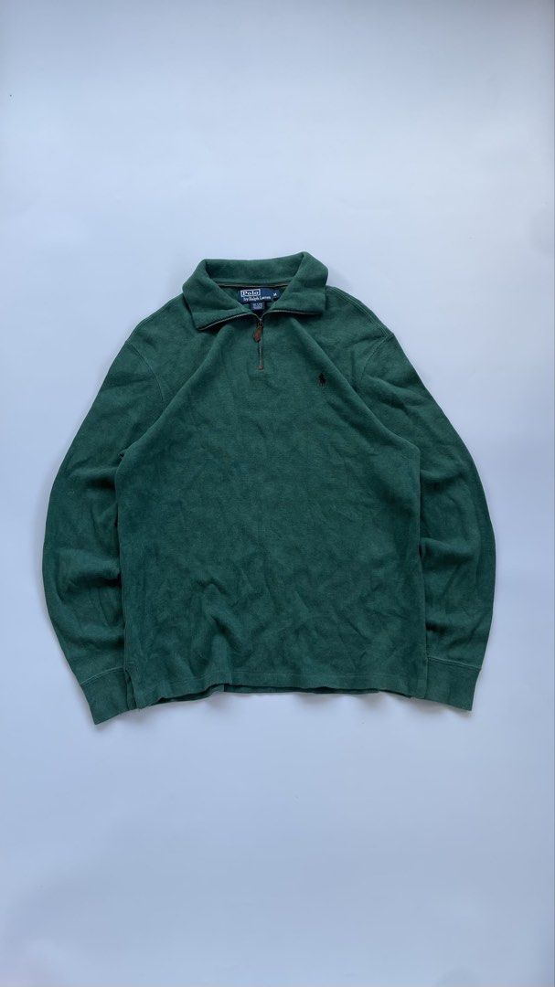 polo ralph lauren quarter zip (Category: Luxury Apparel) located in General Mariano Alvarez. Submitted by savenlester (Listing ID 1462625866, Image 1). Description: Polo Ralph Lauren quarter zip ◾W - 21 ◾L - 28 ◾Good condition ◾Color rate 9/10 .