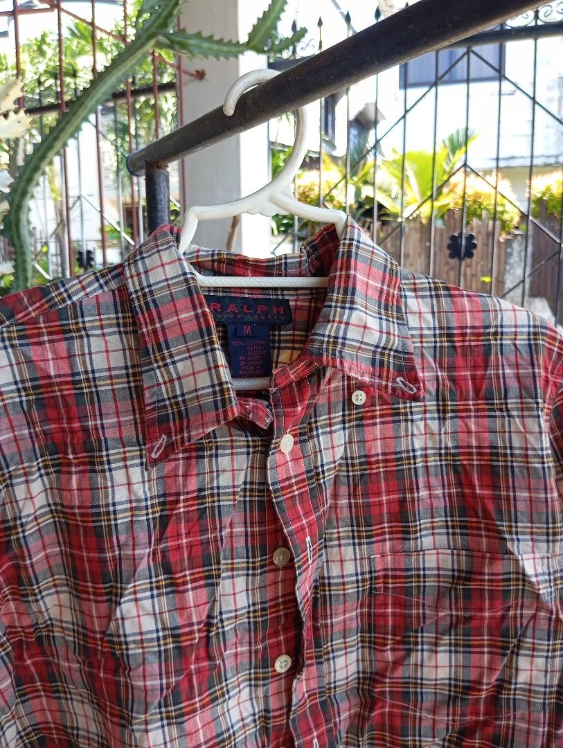 Polo RL Checkered Red Longsleeve (Category: Sleep and Loungewear) located in Mangaldan. Submitted by ig_thriftnidrei (Listing ID 1462596673, Image 2). Description: rl longsleeve s on tag w: 20 in l: 26 in condition & cr: 8.5/10 need wash.